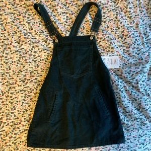 Corduroy overall dress